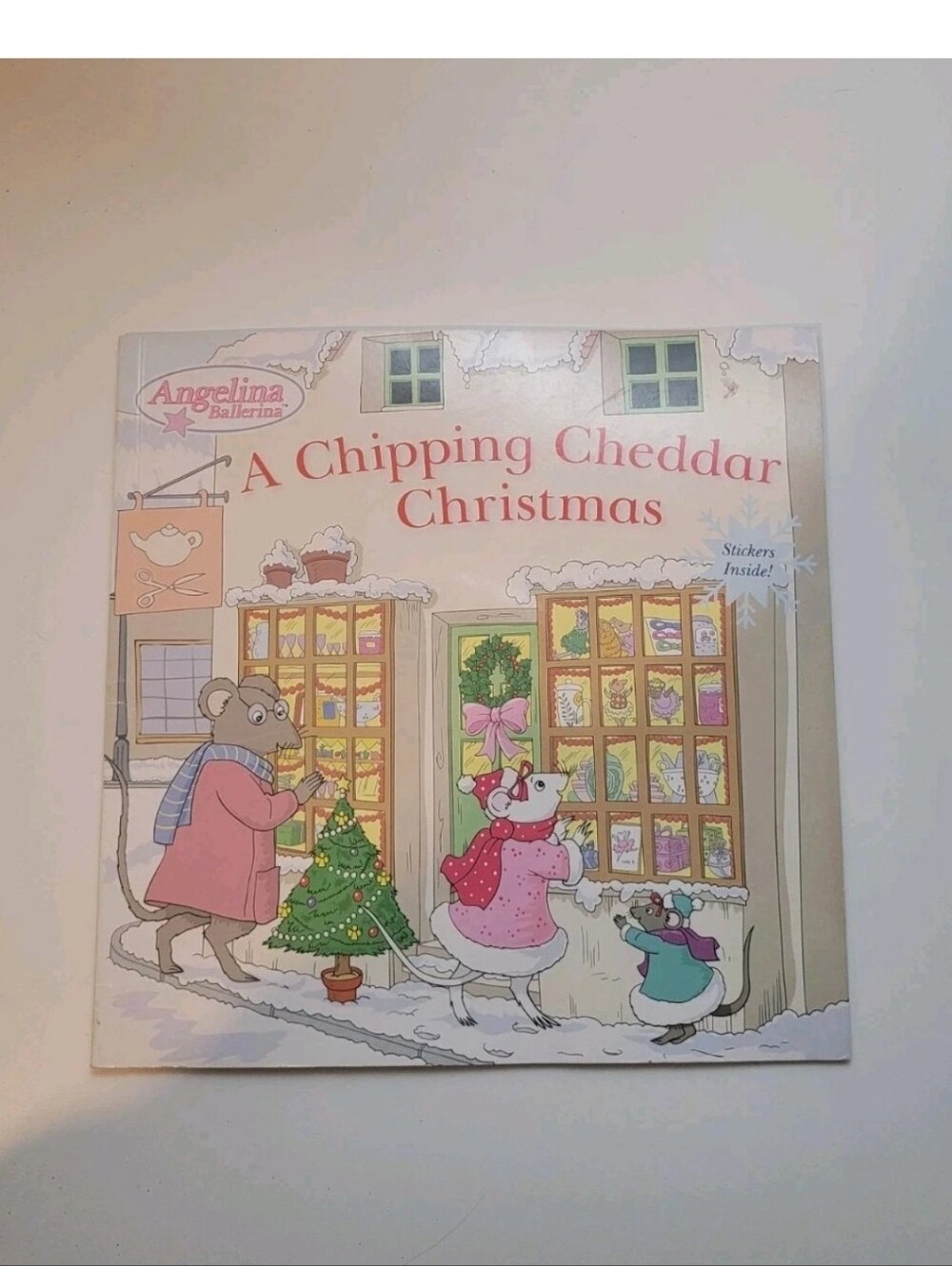 Angelina Ballerina -A Chipping Cheddar Christmas - by Grosset & Dunlap
